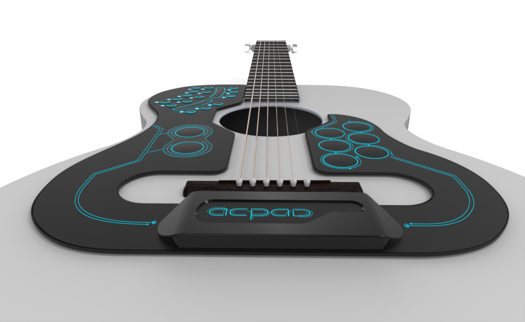 Midi cheap pad guitar